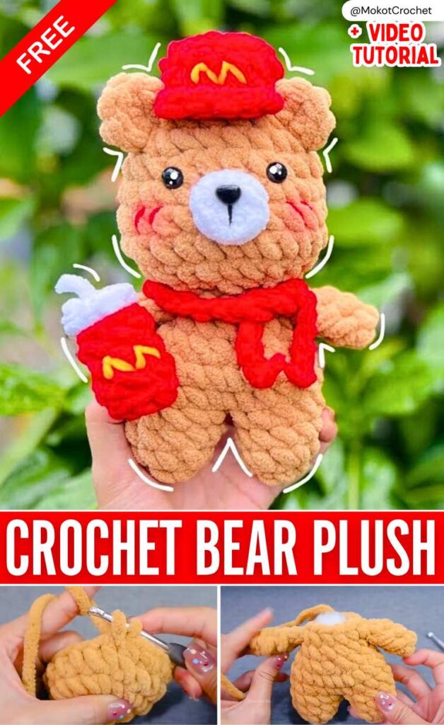 Crochet Bear Plush