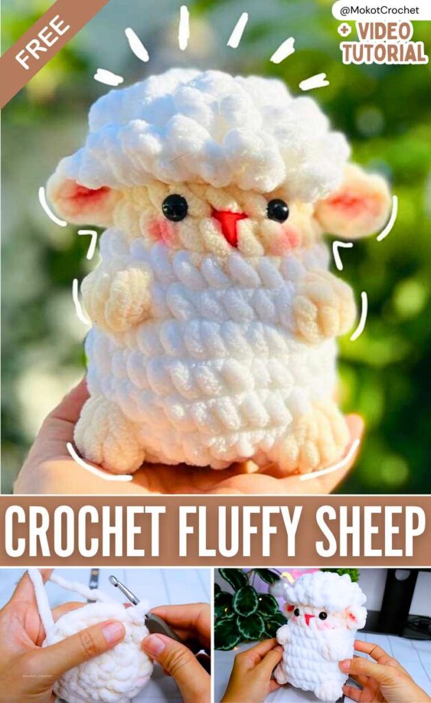 Crochet Fluffy Sheep