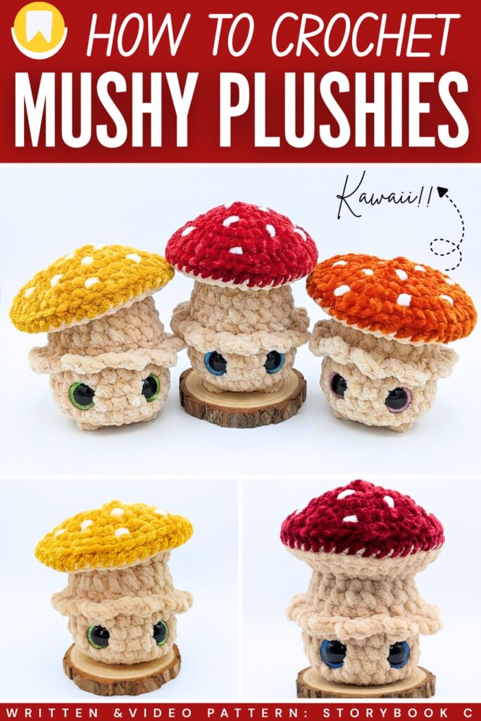 crochet mushroom mushy (1)
