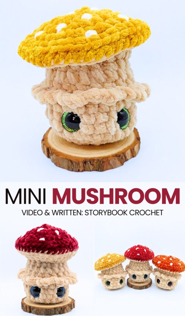 crochet mushroom mushy (2)