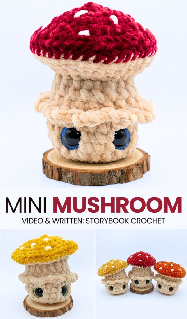 crochet mushroom mushy (3)