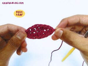 How to Crochet Easy Leaf for Charms (Pattern for Beginners)
