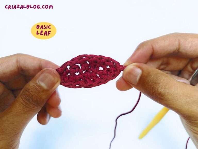 crochet basic leaf (10)