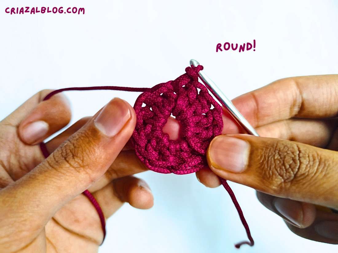 crochet round