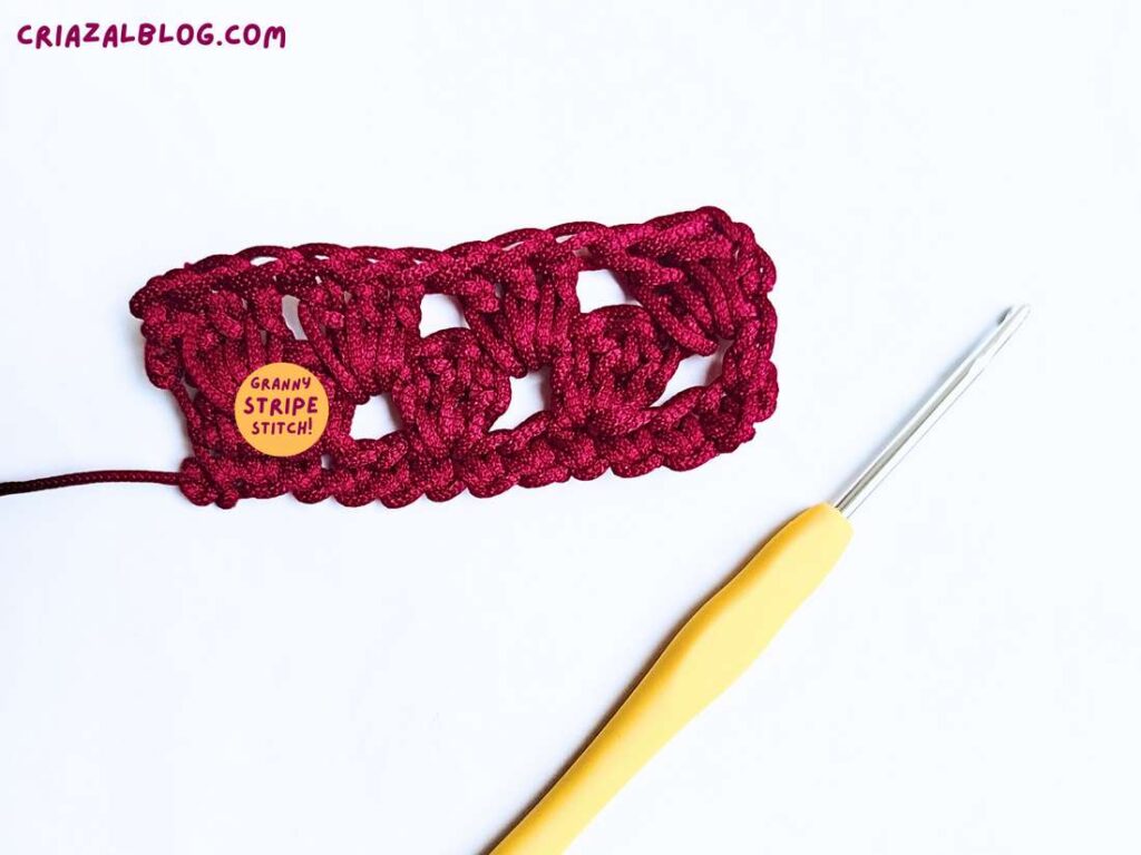 How to Crochet Back-and-Forth Granny Stitch for Beginners