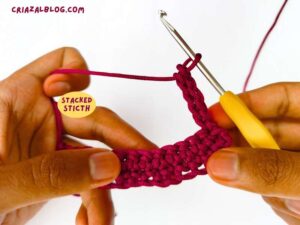 How to Do Stackable SC for Stitch in Crochet (Tutorial for Beginners)