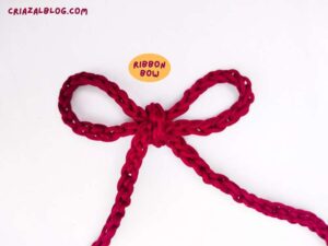 Crochet Knotted Ribbon Bow Tutorial for Beginners