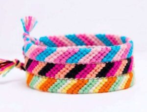 How to Make A Candy Striped Macramé Bracelet for Friendship Day