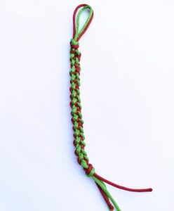 How to Make Watermelon Macramé Bracelet from Easy Square Knot Bracelet