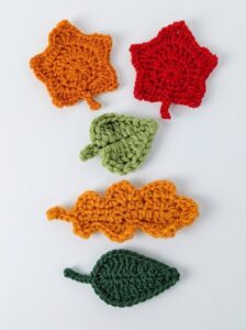 Featuring: How to Crochet 3 Easy Fall Leaf for Decoration Tutorial FINISHED