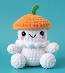 Tester Call: How to Crochet Ghost Monster in a Pumpkin Hat Plushie Pattern