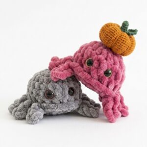 How to Crochet the CUTEST No-Sew Baby Spider Plushie for Halloween Craft Fairs