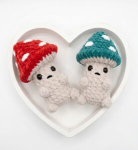 How to Crochet No-Sew Tilted Cap No-Sew Buddy Mushroom Plushie for Fall