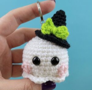 Featuring: How to Crochet Tilted Witch Hat Blushing Ghost Amigurumi for Halloween