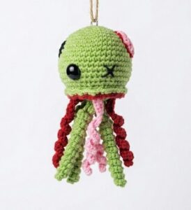 Featuring: How to Crochet Zombie Ghost Jellyfish Halloween Present Amigurumi for Kids