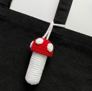 How to Crochet Mushroom Chapstick Holder & Charm for Fall