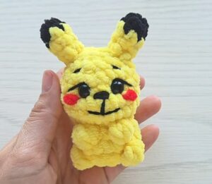 How to Crochet No-Sew Tiny Pikachu Plush Doll for Your Pokémon Love