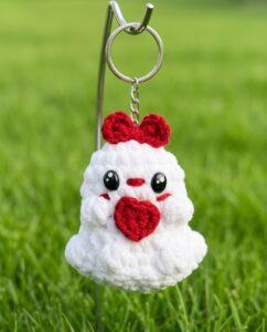 [No-Sew] How to Crochet  Baby Ghost in LOVE Plushie Pattern for Halloween