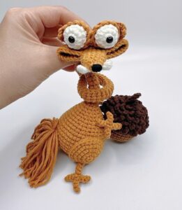 Featuring: How to Crochet A Long-Neck Squirrel Amigurumi with Acorn