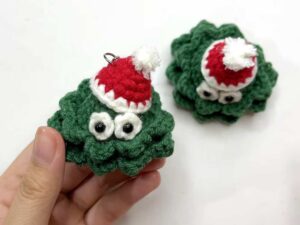 Crochet Christmas Tree Keychain  DONE