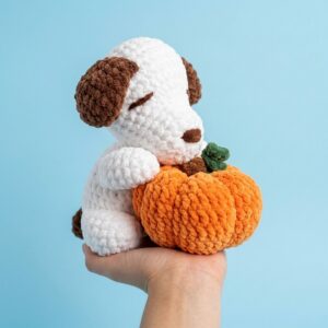 Featuring: How to Crochet Pumpkin Lover Puppy Plushie for Fall Decorations