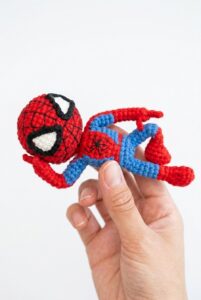 How to Crochet Web Superhero in a Stylish Pose Bendable Amigurumi for Kids