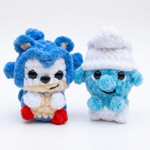 How to Crochet Blue No-Sew Hedghog Superhero Plushie for Kids