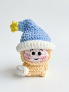 How to Crochet A Sleepy Twinkle Plushie (Two Accessories for Plushie)