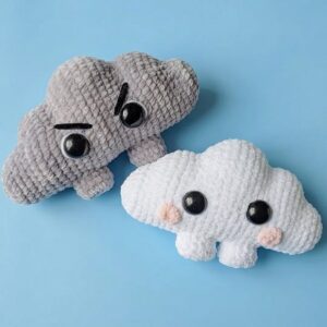 Featuring: How to Crochet An Angry Storm Cloud Plushie with Eyes