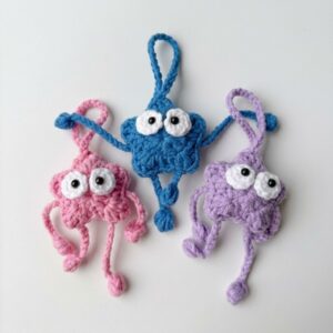 How to Crochet A Kawaii Leggy Star Keychain for Festivals
