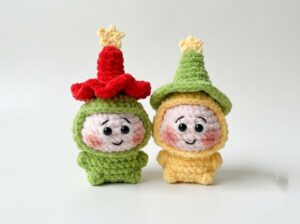How to Crochet Christmas Hat Twinkle Plushie (Quick Gift for Kids)