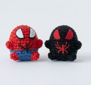 How to Crochet No-Sew Red & Blue Superhero Amigurumi for Kids