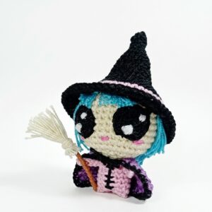 How to Crochet Princess Witch Girl with Accessories Amigurumi