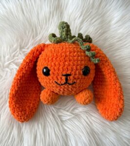 Tester Pattern: To Crochet Cute Bunny Ear Autumn Pluhsie for Kids