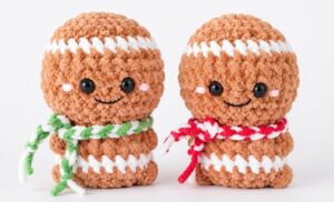 Featuring: How to Crohcet Mr. Cookie Sitting No-Sew Buddy Plushie for Gifting