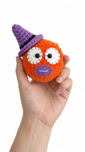 Tester Call: How to Crochet the Mr. Googly Sphere Witch Fidget Toy Plushie