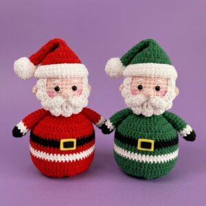 Featuring: How to Crochet Santa Holds Your Treats Bag Pouch for Christmas