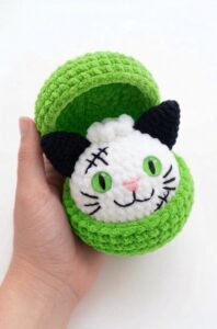 Pattern Tester: How to Crochet Cat in A Potion Box Plushie for Festivals