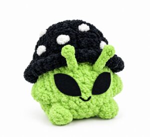 Tester Call: How to Crochet Green Alien Mushroom Plushie Buddy for Gifting
