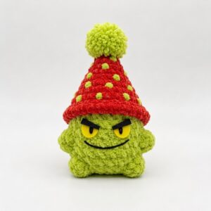 Tester Call: How to Crochet Grinch & Frog Festive Hat Baby Mushroom Plushie for Gifting