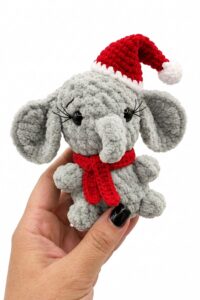 Tester Call: How to Crochet Grinch & Grey Elephant in Slouchy Hat & Scarf
