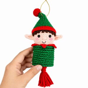 Featuring: How to Crochet 5-in-1 Elf Wind Spinner Ornament Decoration Tutorial