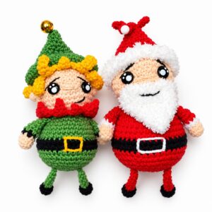 How to Crochet Leggy Anti-Stress 4-in-1 Christmas Character Amigurumi for Gifting
