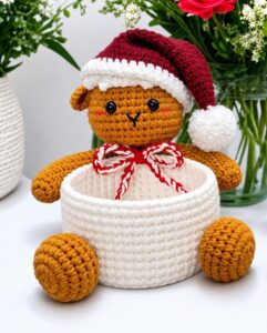 Featuring: How to Crochet Festive Goat Candy Basket and Treat Decoration