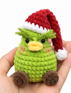 Tester Call: How to Crochet Grinch Pear Miniature Christmas Plushie for Gifting