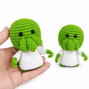 How to Crochet Green & Out-of-This-World Monster Amigurumi Character Buddy for Gifting