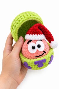 Tester Call: How to Crochet Plush Santa Hat Patrik Star Plushie for Gifting