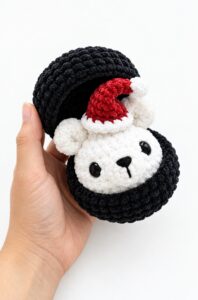 Tester Call: How to Crochet Polar Bear Christmas Dumpling in A Steamer Box Plushie