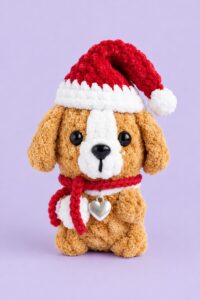 Tester Call: How to Crochet Buddy Honey Puppy in Festive Accessories No-Sew Plushie